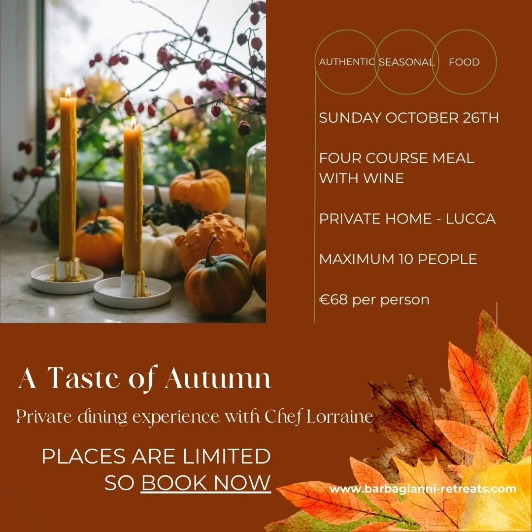 A Taste of Autumn - Dining in a private home with a private chef experience