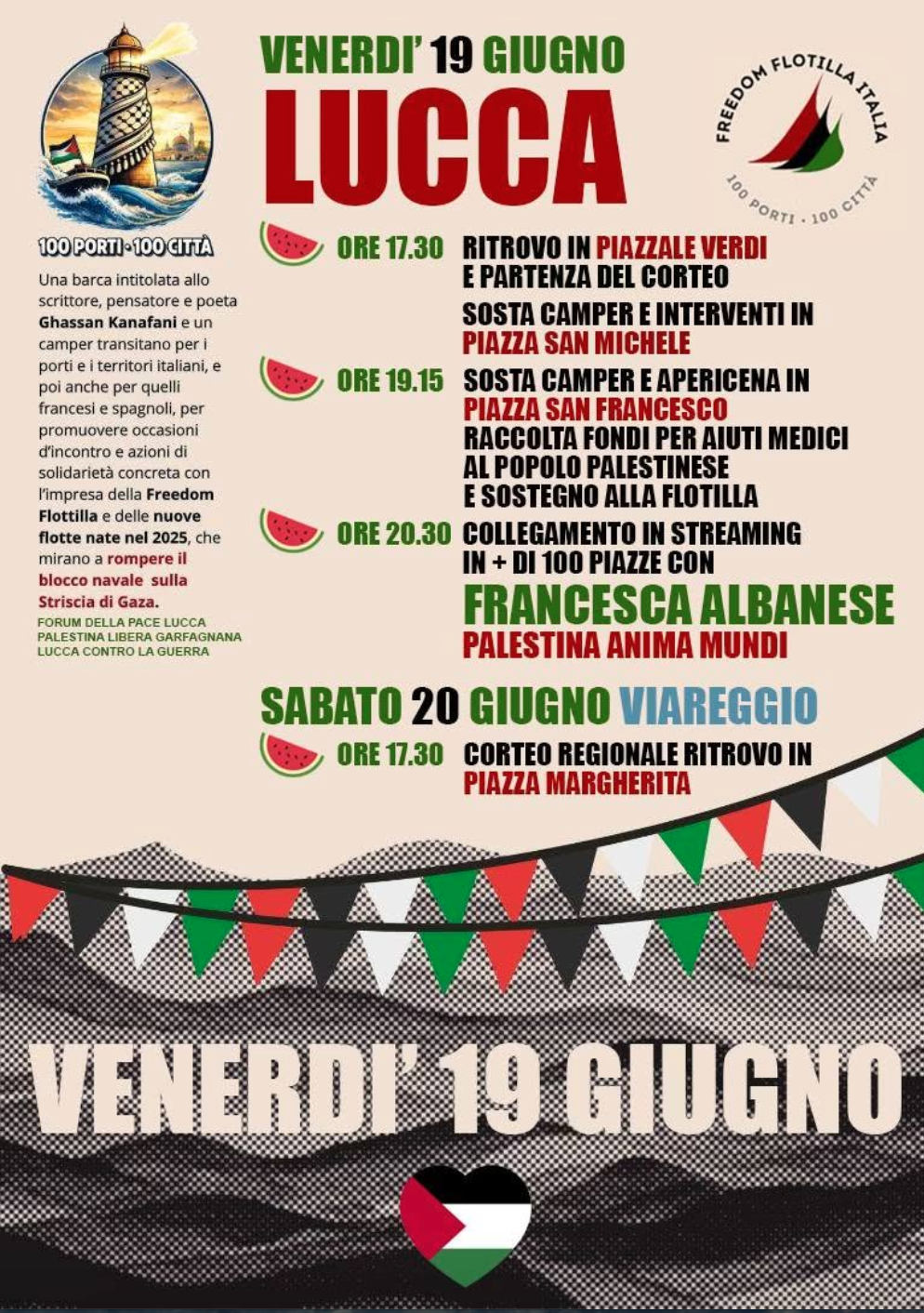 100 Ports 100 Cities - March for Palestine