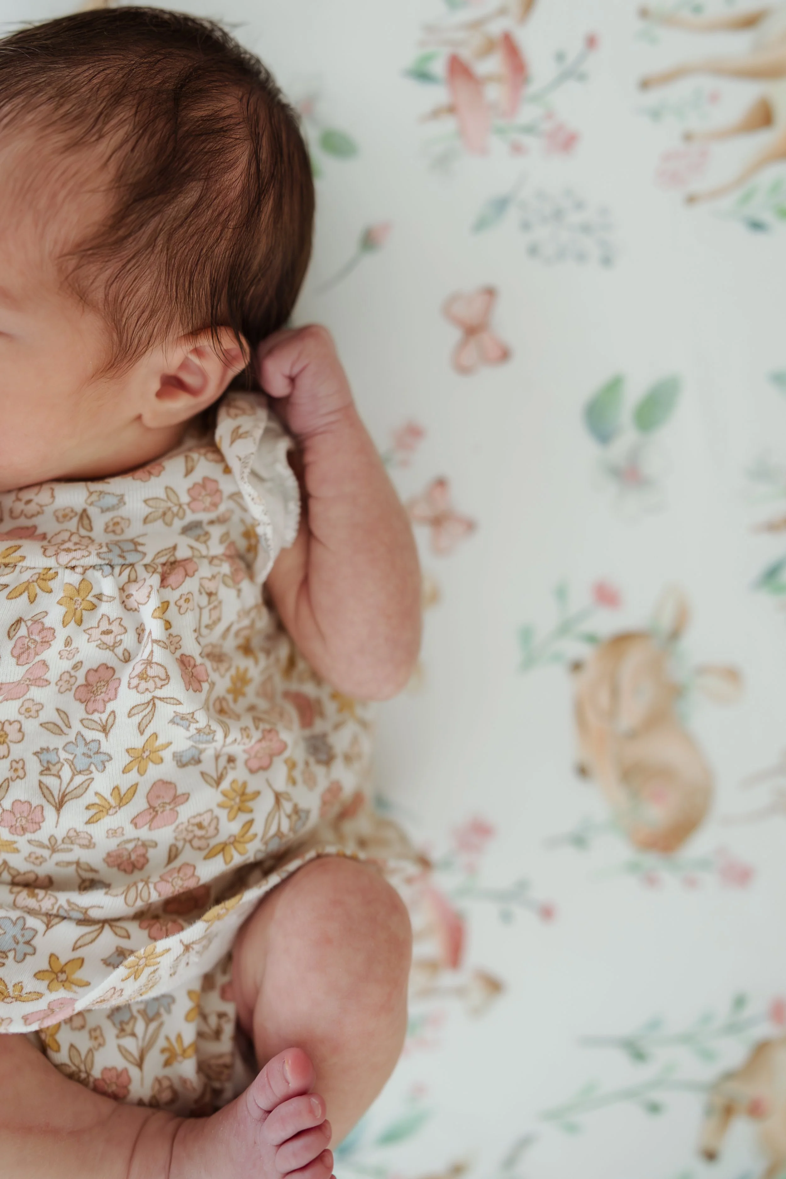  Sentimental newborn photo during lifestyle session in Northern Massachusetts. 