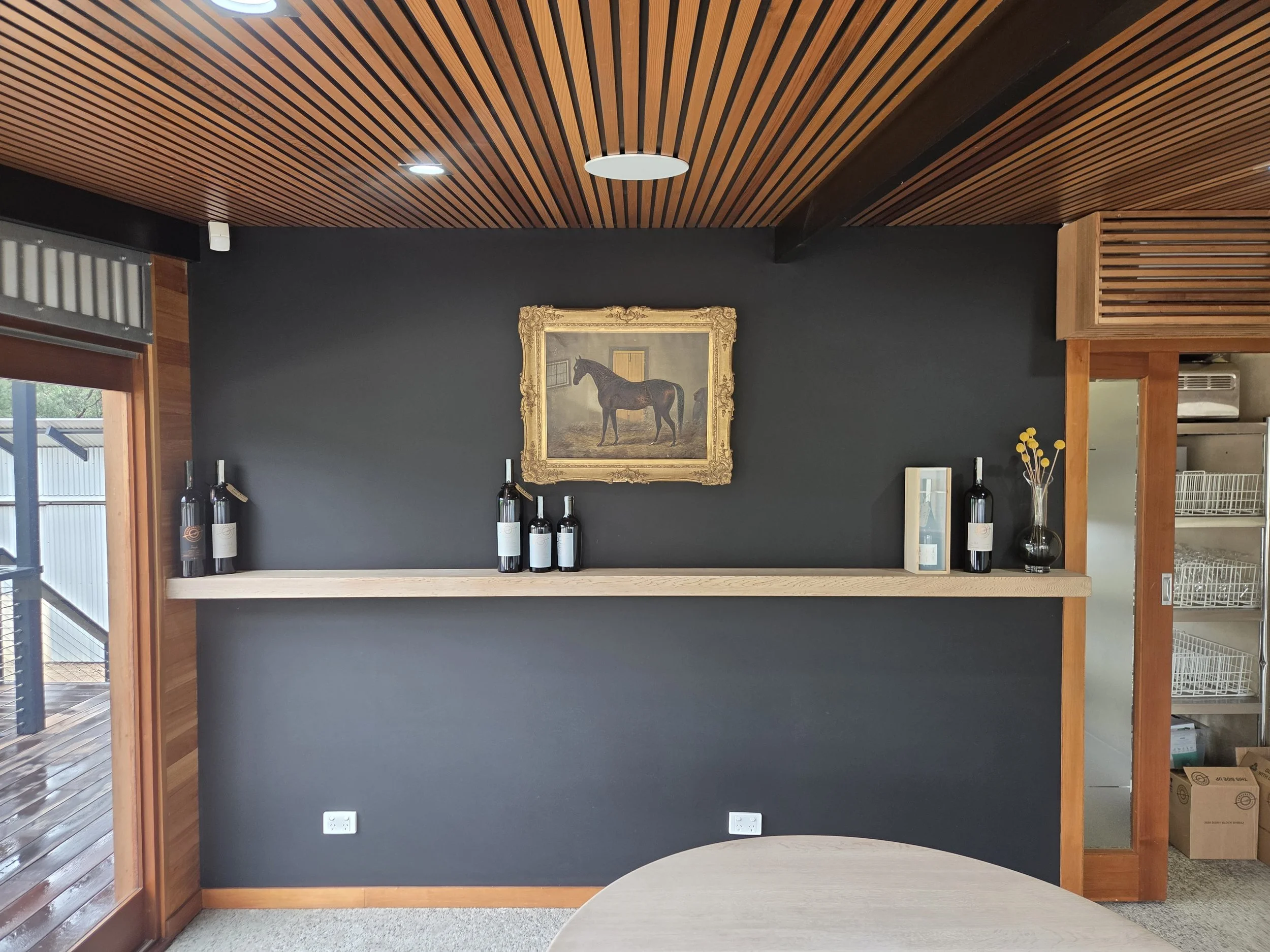 Matte paint on a stylish wall