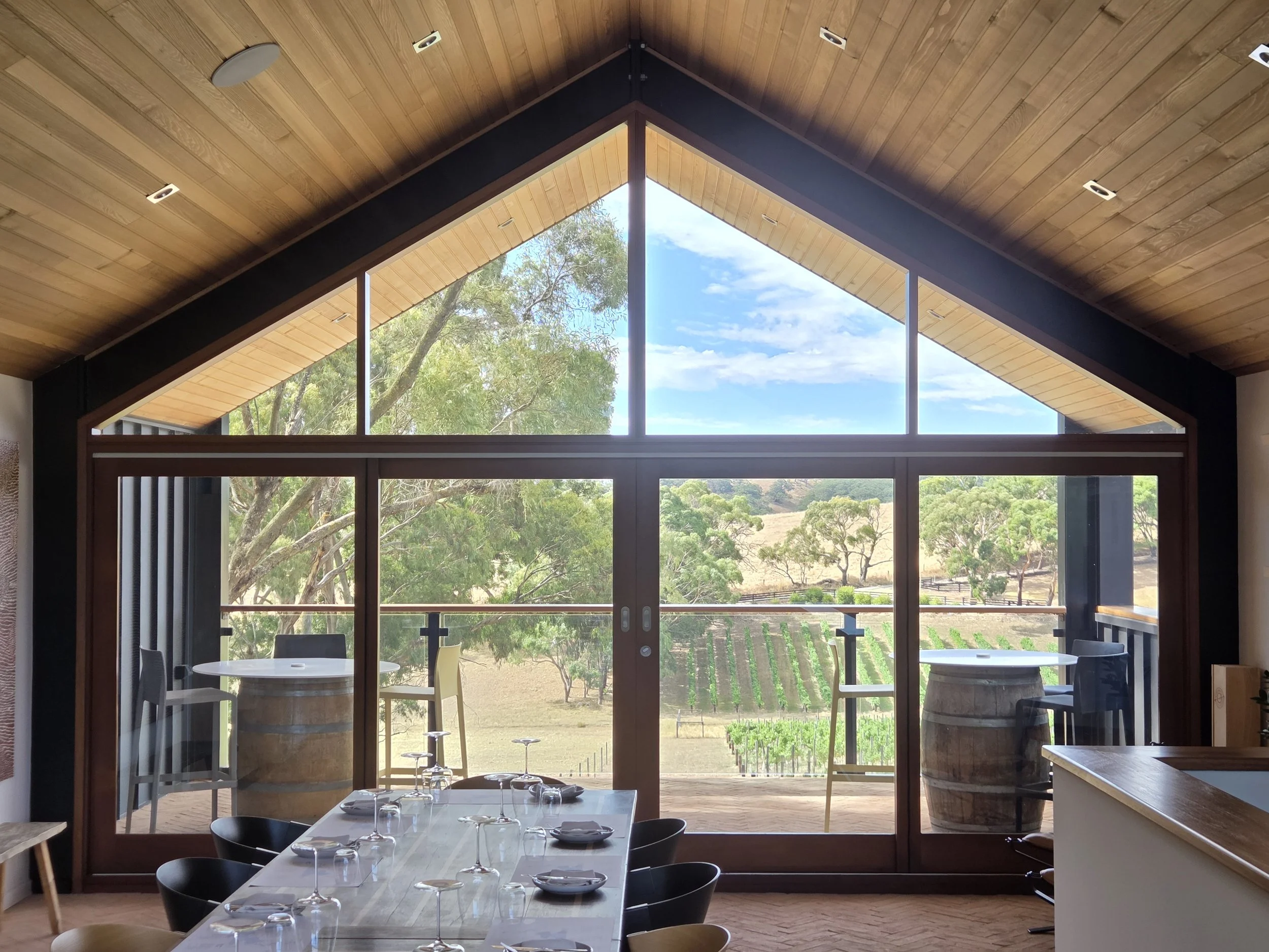 Windows at Karrawatta Winery