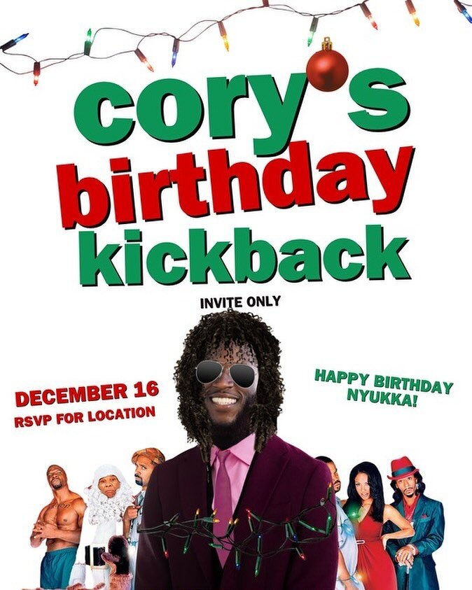 Our president just wants be around some love for his birthday!

Pull up on us Saturday (12/16).

Bring a toy for the giveaway happening on Sunday (12/17) &hearts;️

9pm-until 

DM for details ✊🏿✊🏿✊🏿
