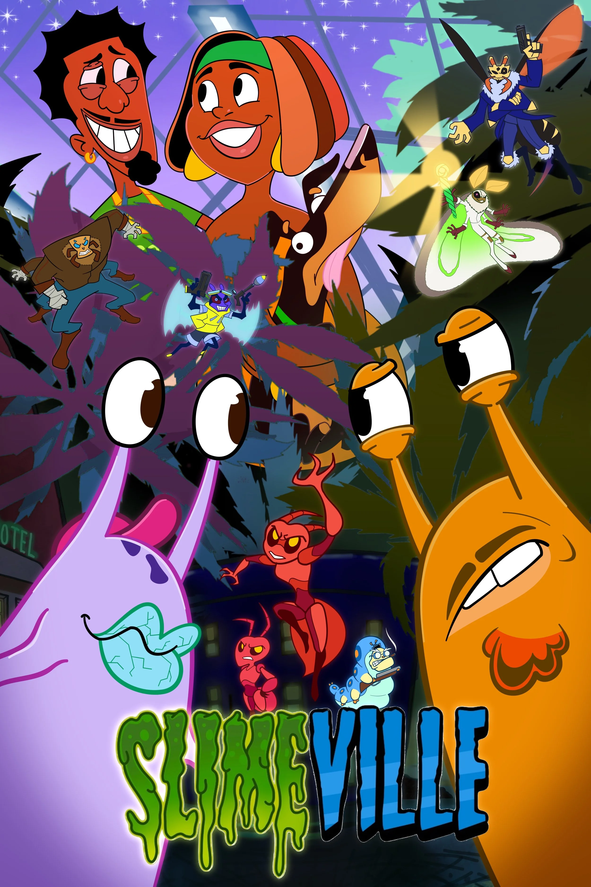 SlimeVille main series poster. Created by Daboiis House.