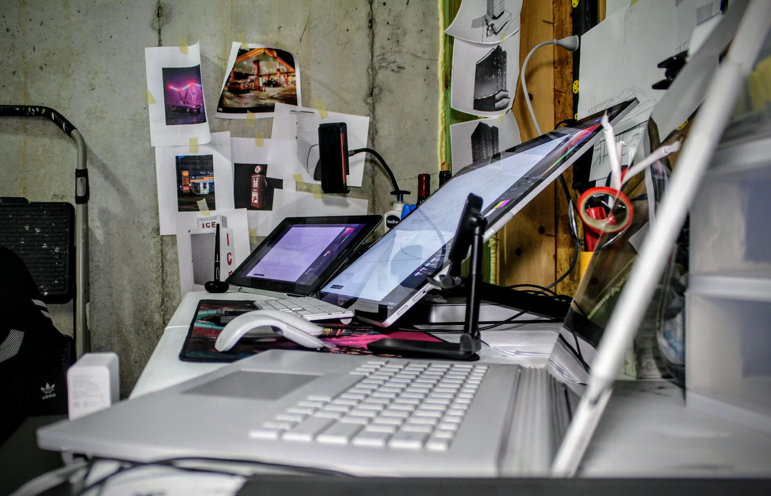 Animation design studio space