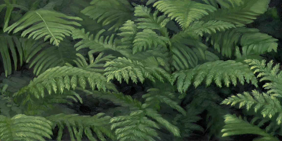 Norfolk Pine • Original Oil Painting