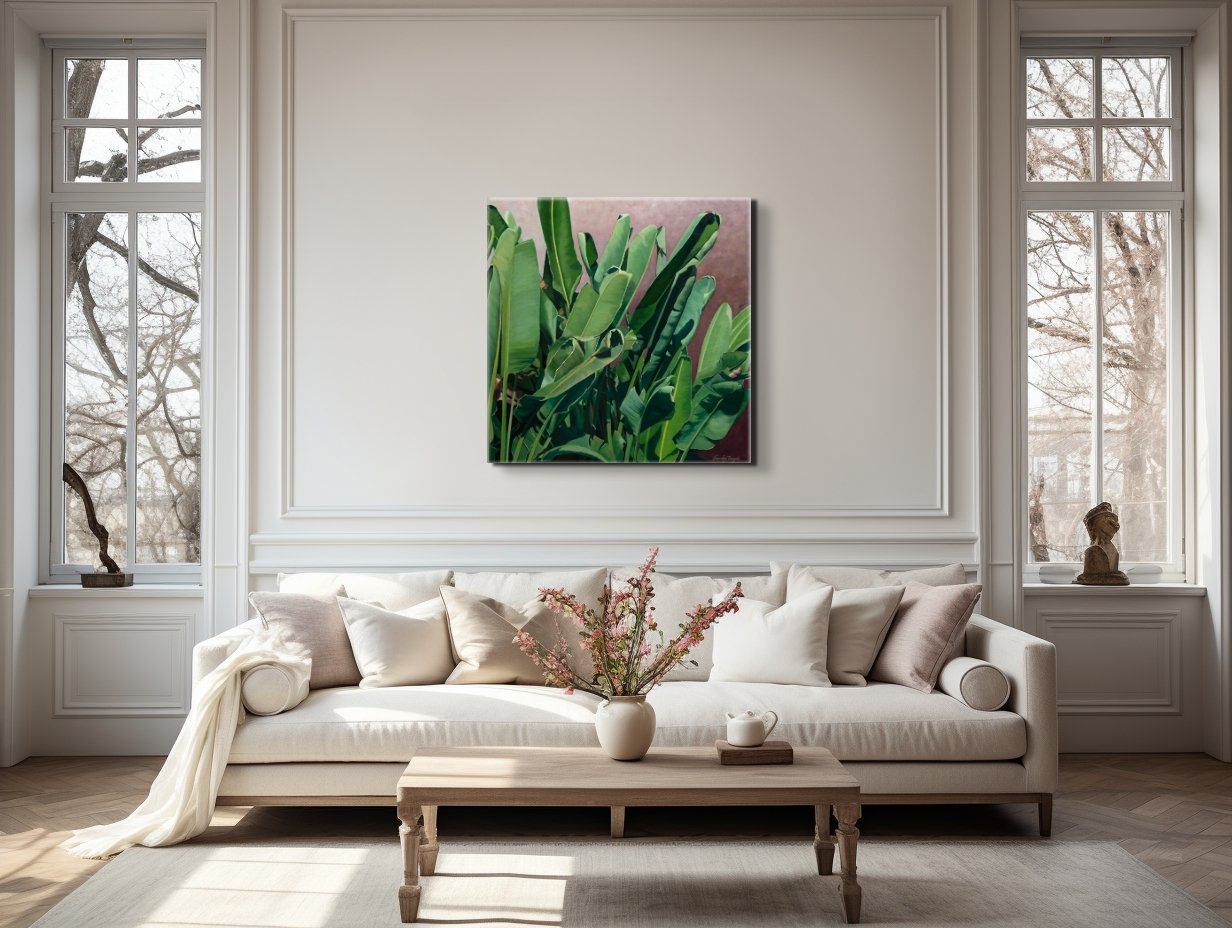 Banana Leaves • Canvas Print