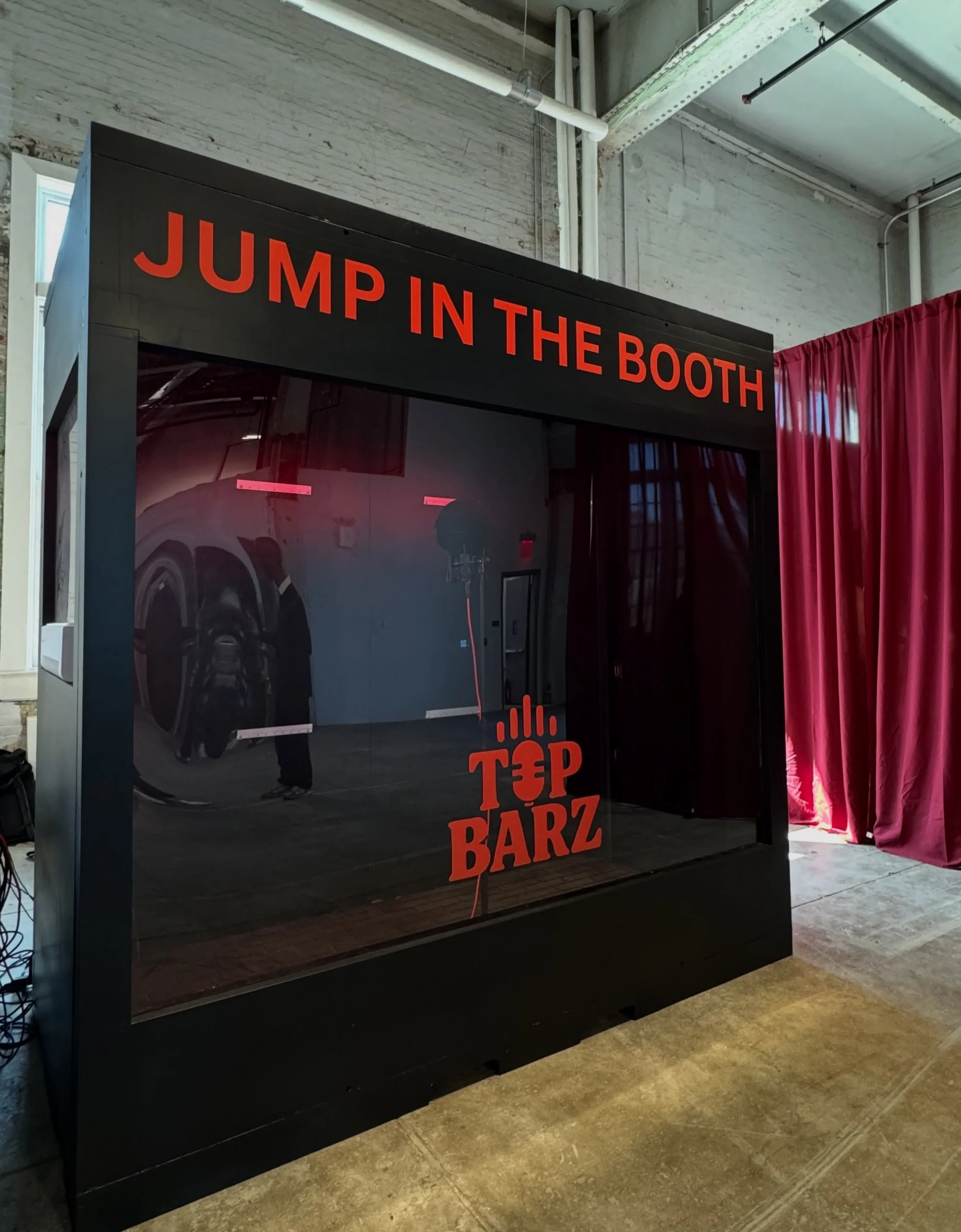The booth speaks for itself. 

Bring Top Barz to your next big event for a one-of-a-kind musical experience 🎤