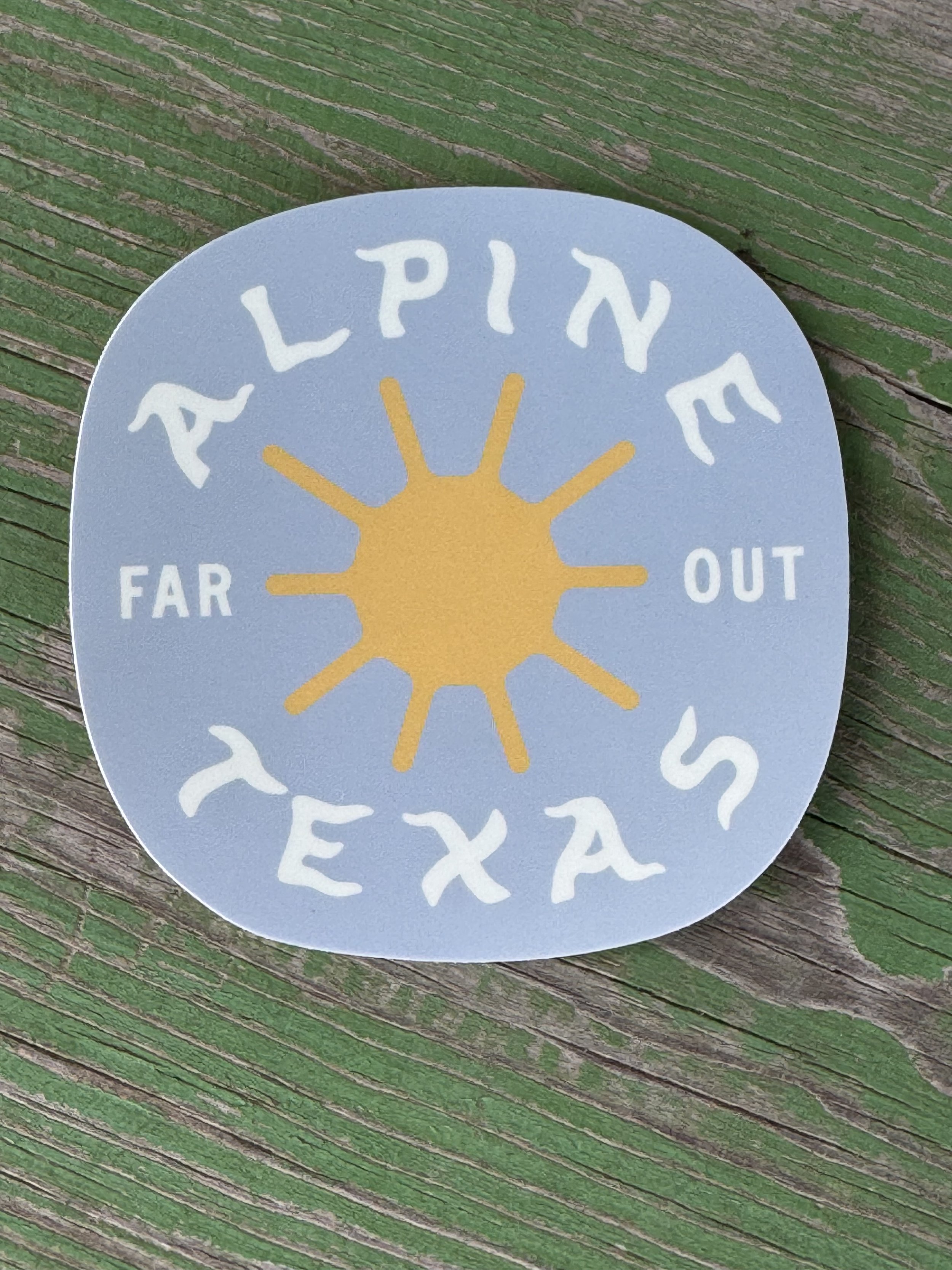 Alpine Sun Sticker