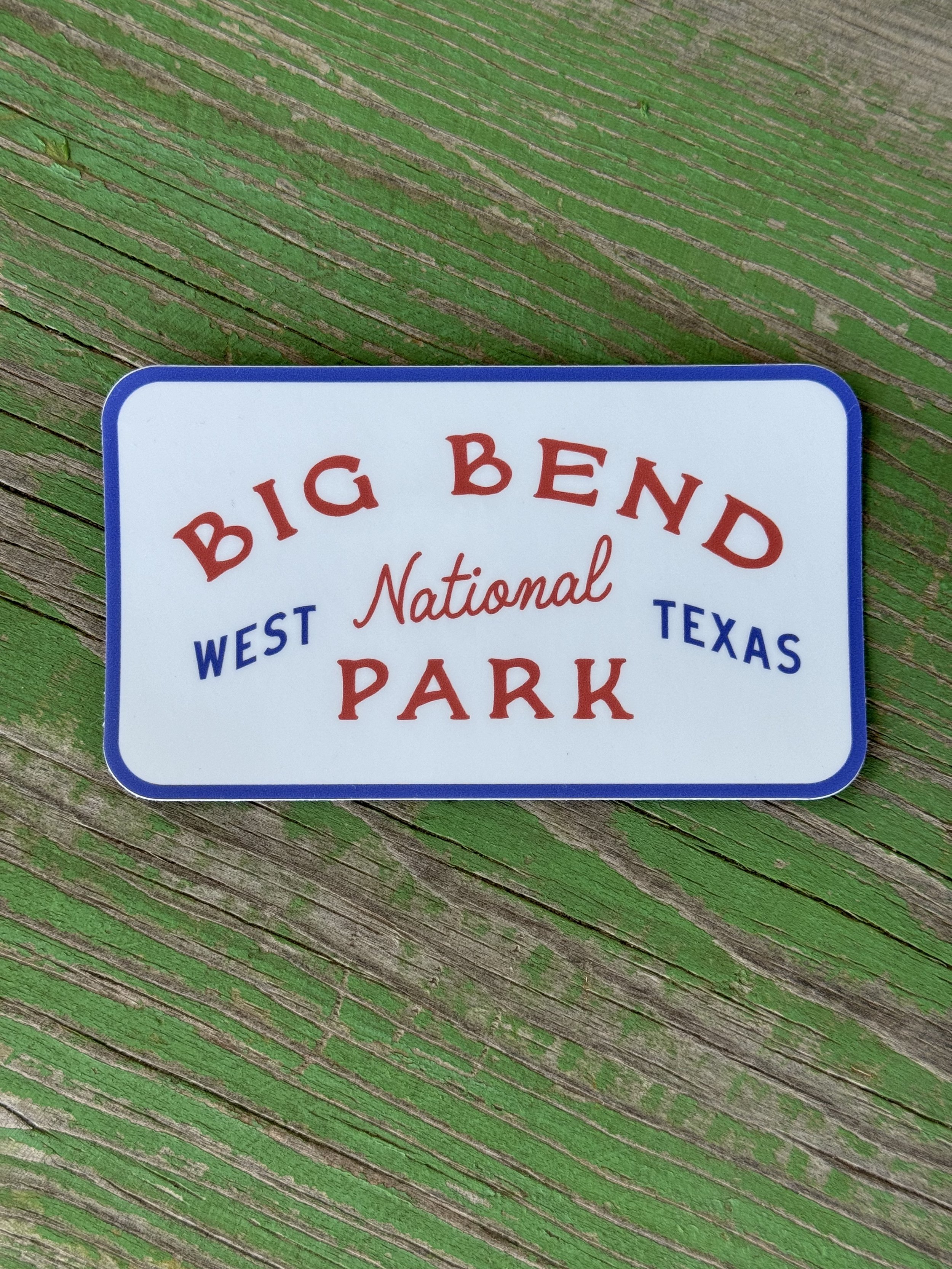 Big Bend Staple Sticker