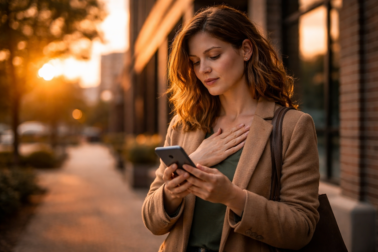 What moment required courage today?