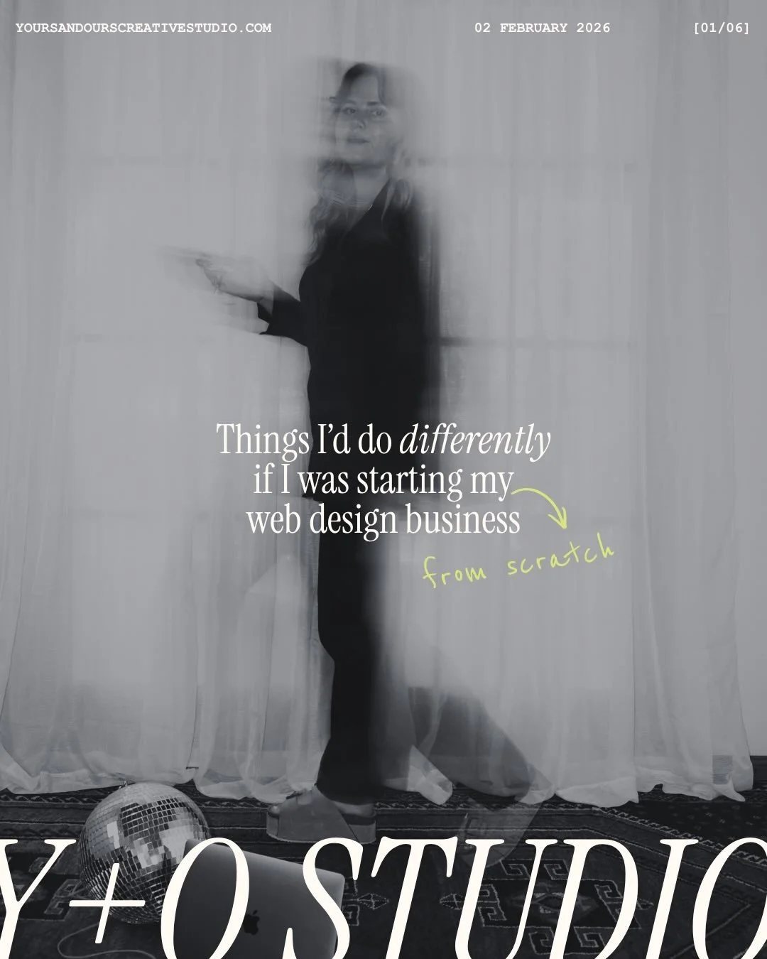 Things I would do differently if I was starting again.

Charge my worth sooner.
Set boundaries earlier.
Build systems before I felt ready.
Trust myself on the hard days.

Progress over perfection. Learning as I go, always 🧡 

#webdesigner #creativef