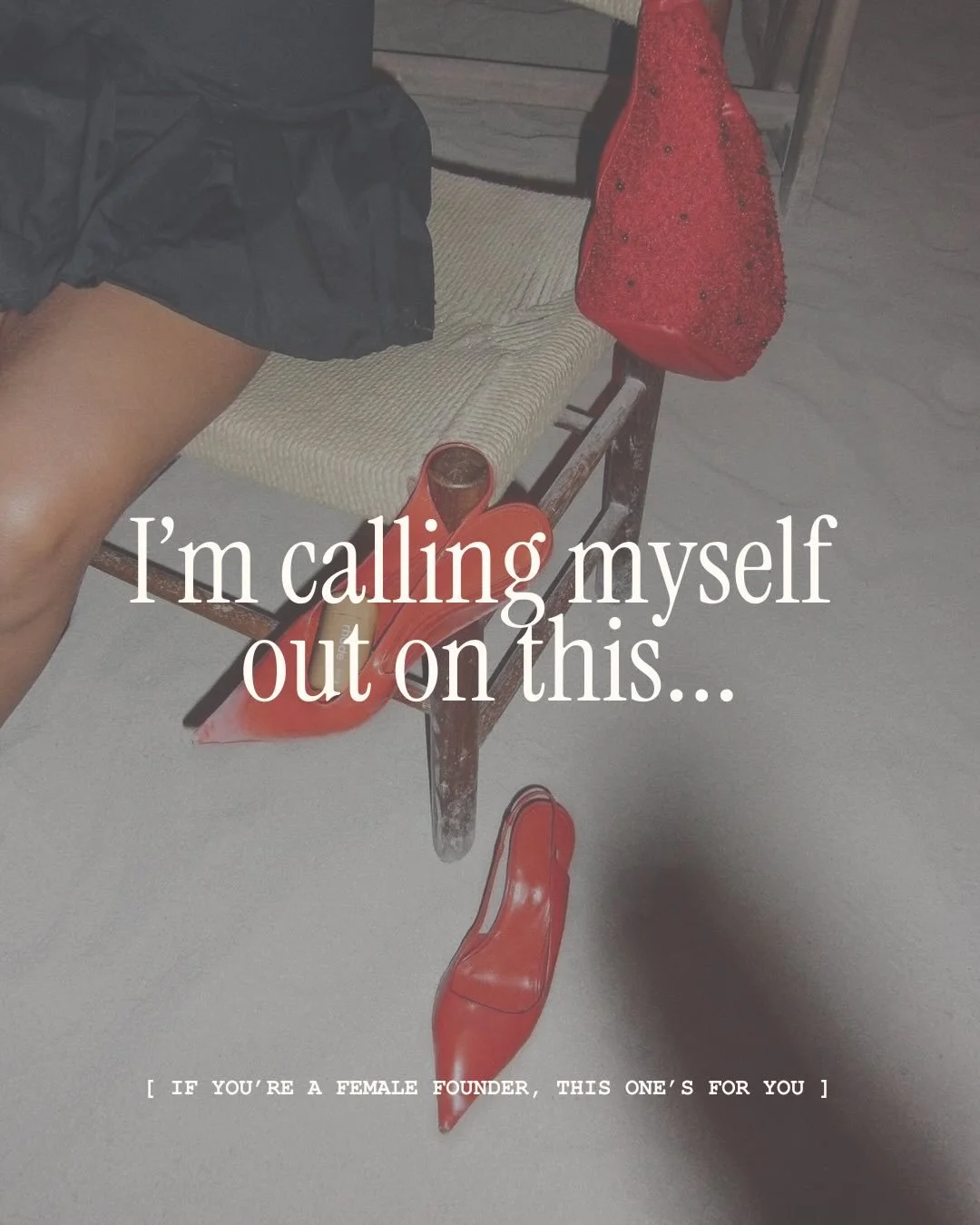 I&rsquo;ve realised that a lot of my hesitation around showing up online hasn&rsquo;t been about time or strategy.
It&rsquo;s been about confidence.

Fear of being seen.
Fear of saying the wrong thing.
Fear of not getting it quite right.

But hiding 