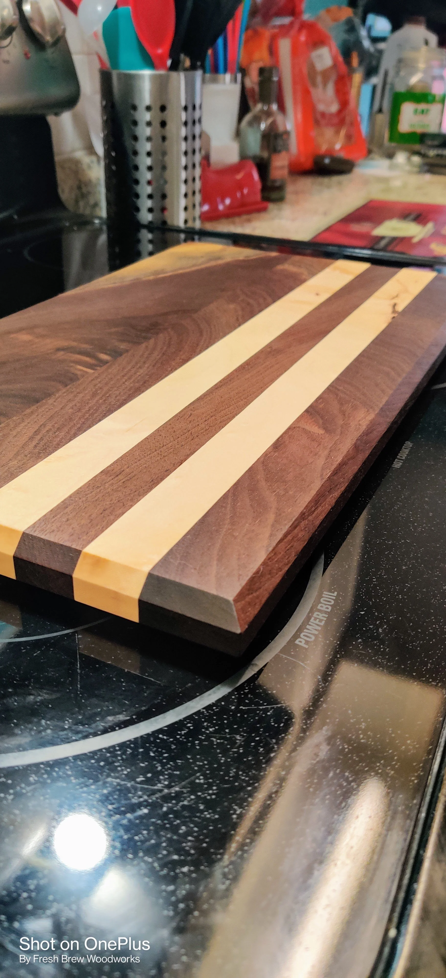 Eastern Black Walnut & Maple Cutting Board