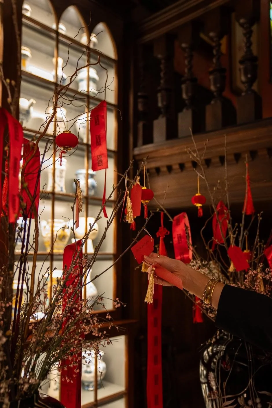 Chinese New Year Supper Club theming