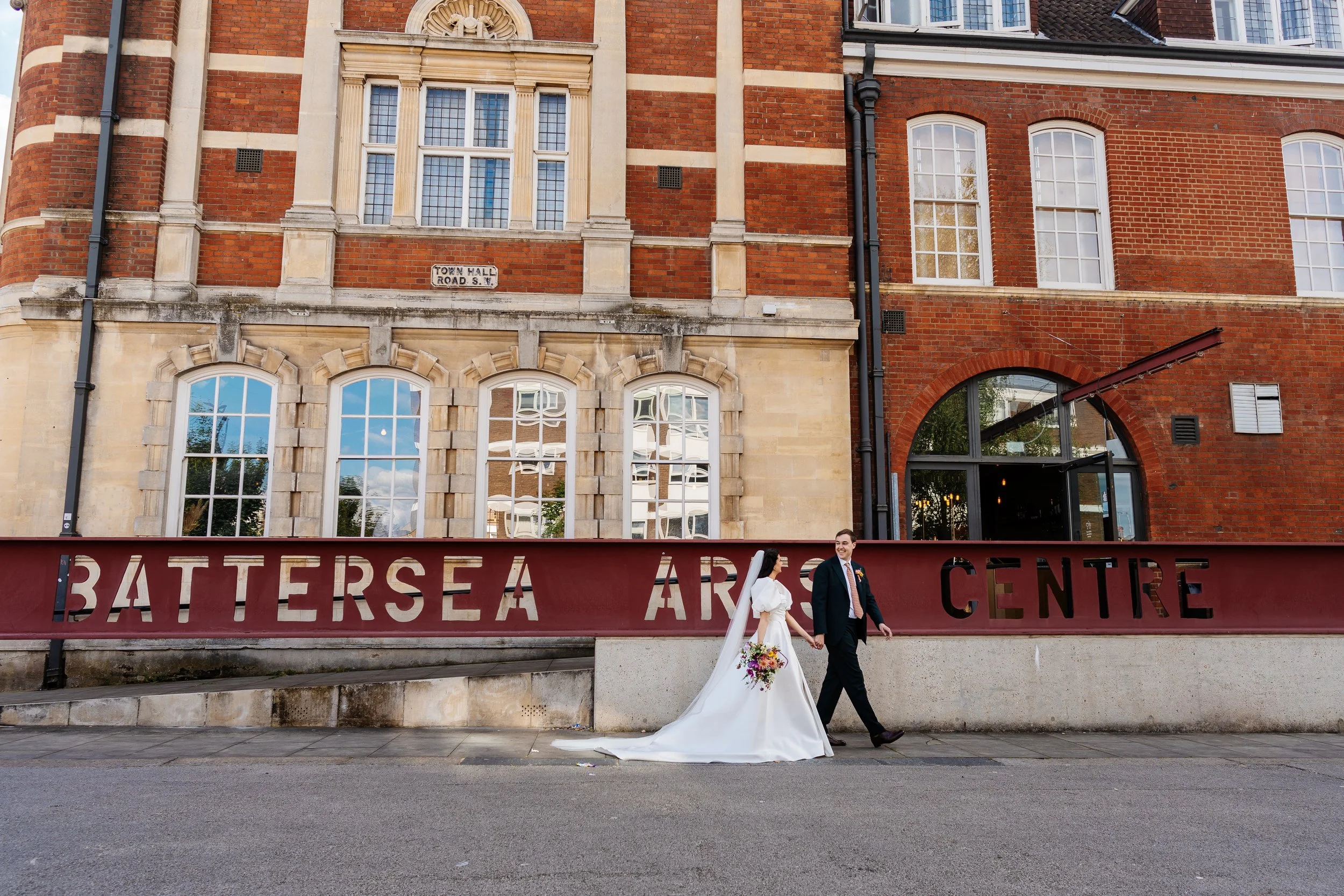 Outside of wedding venue Battersea Arts Centre