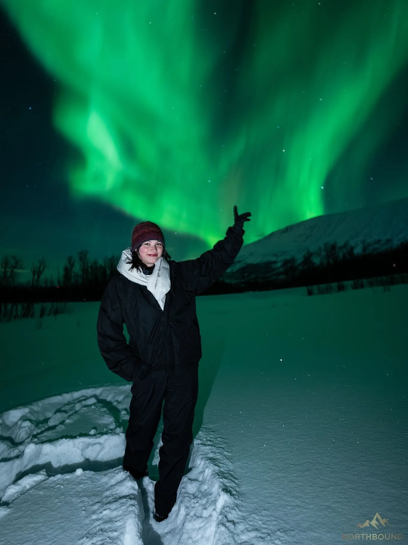 16th February 💚.

https://www.northbound.no/tours

#northernlightstromso #auroratour #norway #troms&oslash; #auroraborealis