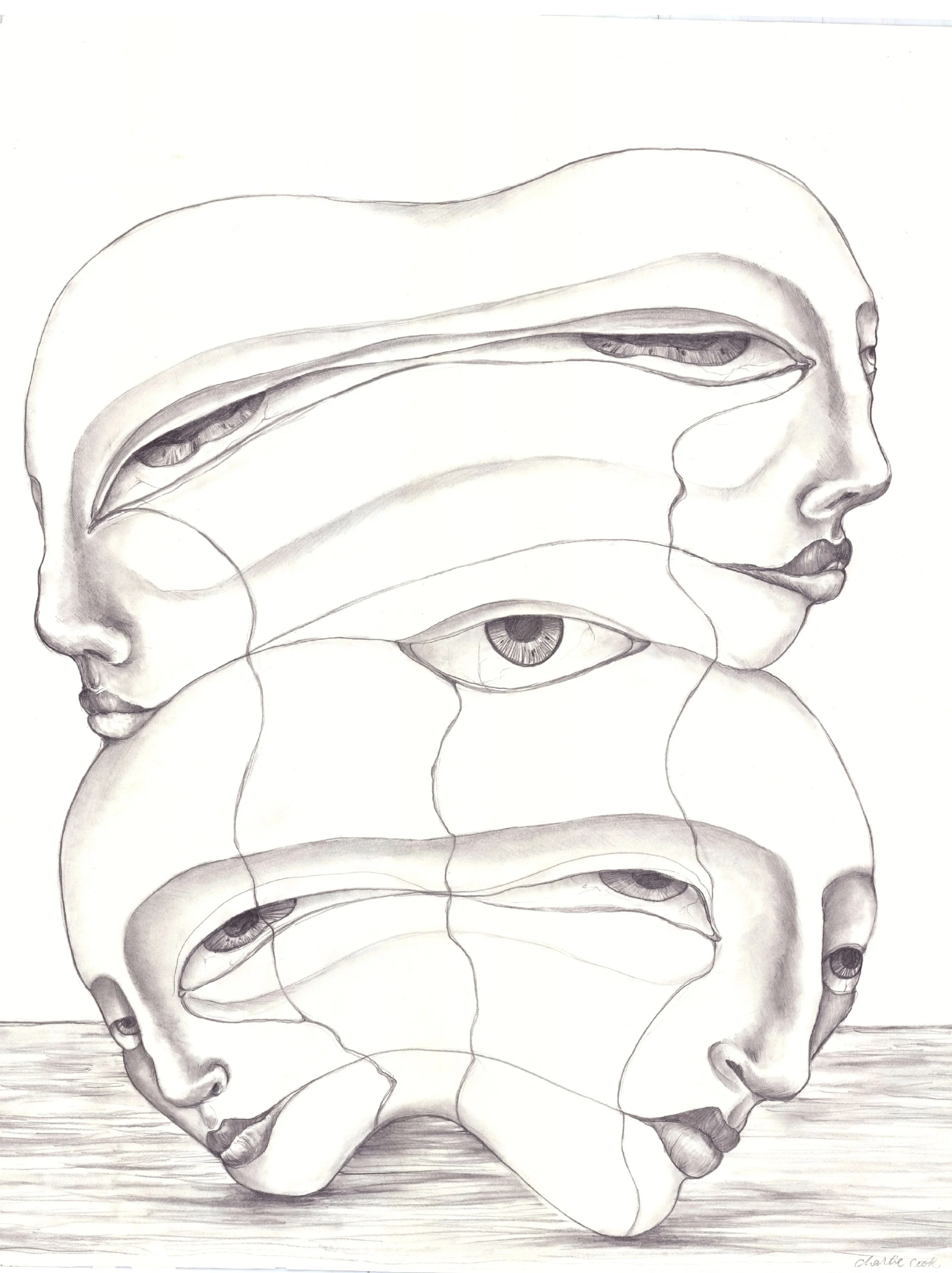 Merging Faces 1 print