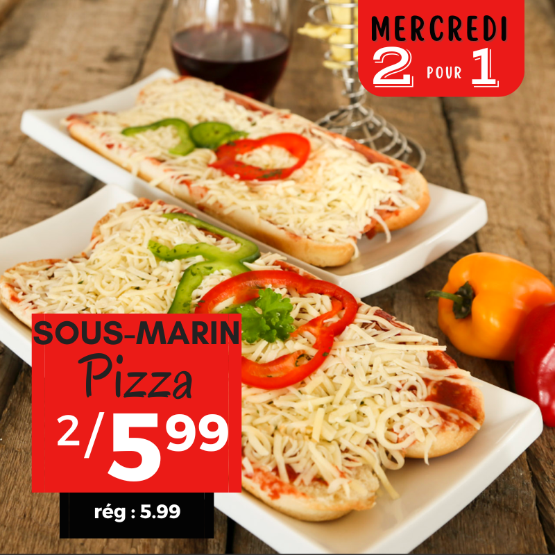Sous-marin pizza