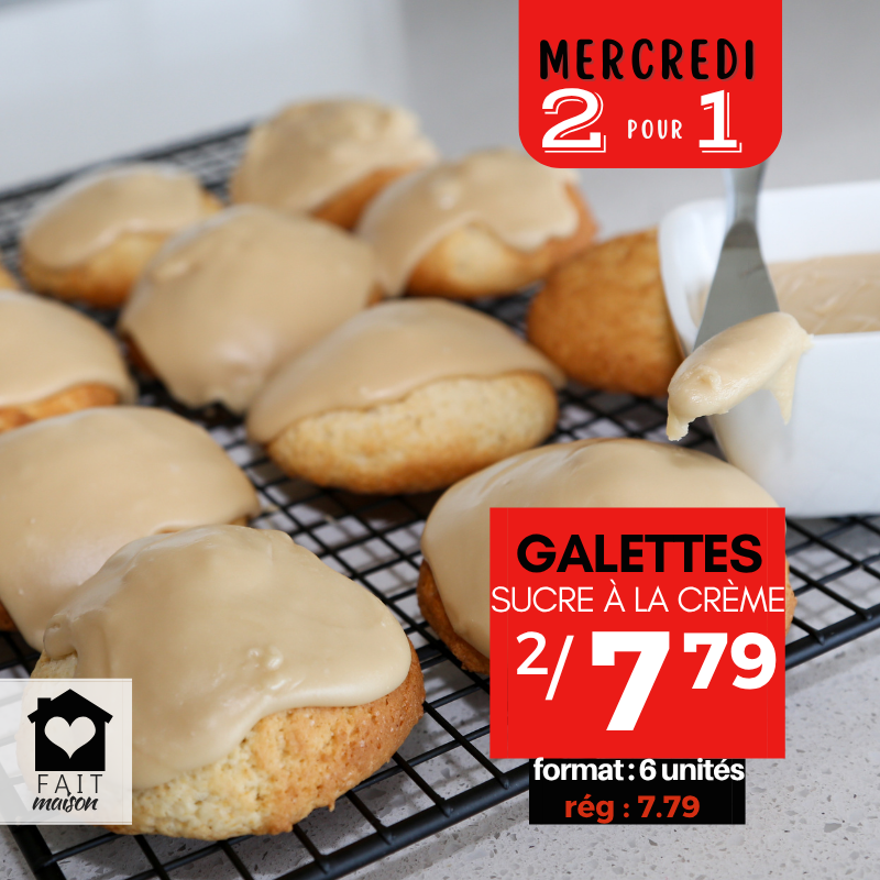 Galettes au sucre à la crème