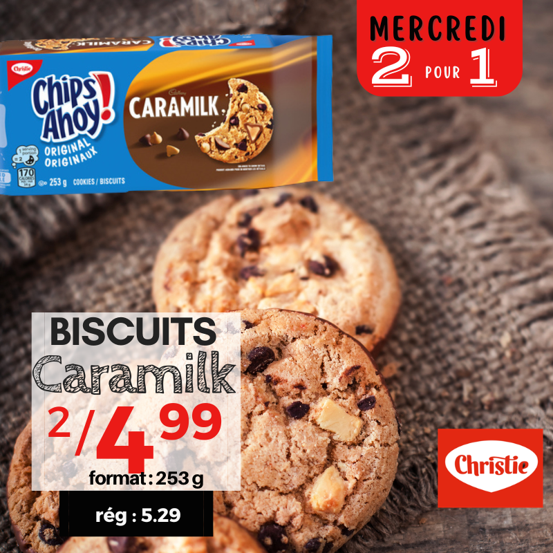Biscuits Caramilk