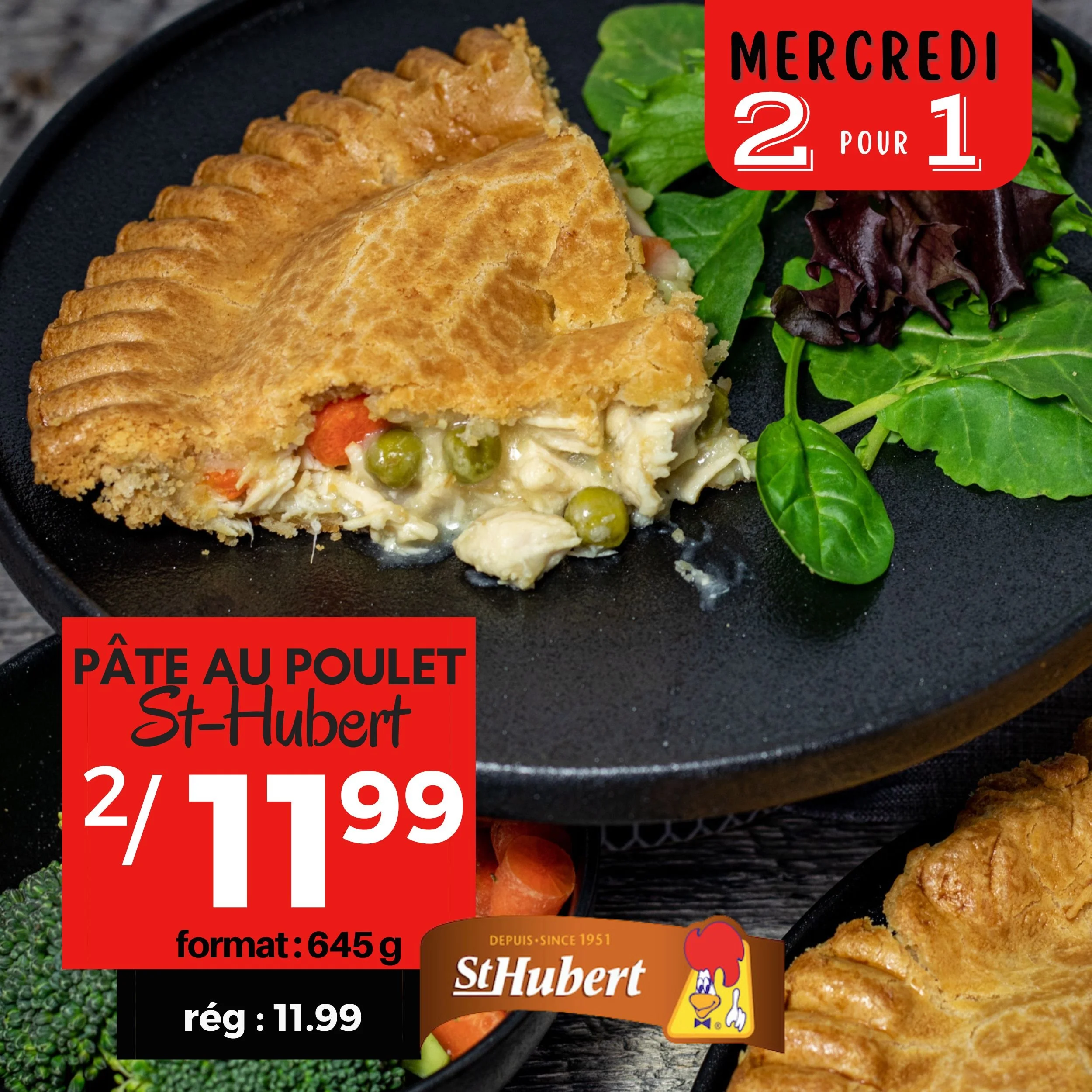 Pâté au poulet St-Hubert
