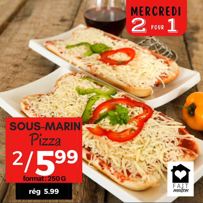 Sous-marin pizza