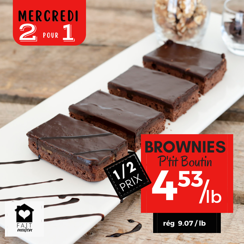 Brownies P’tit Boutin