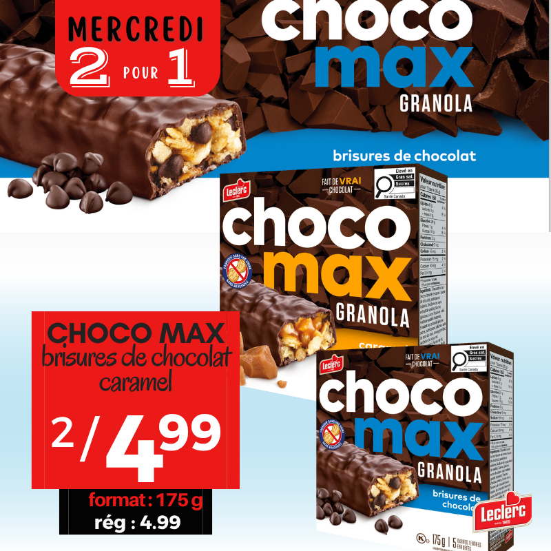 Choco Max brisures et caramel