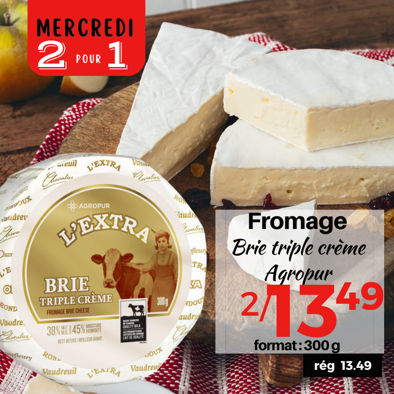 Brie triple crème