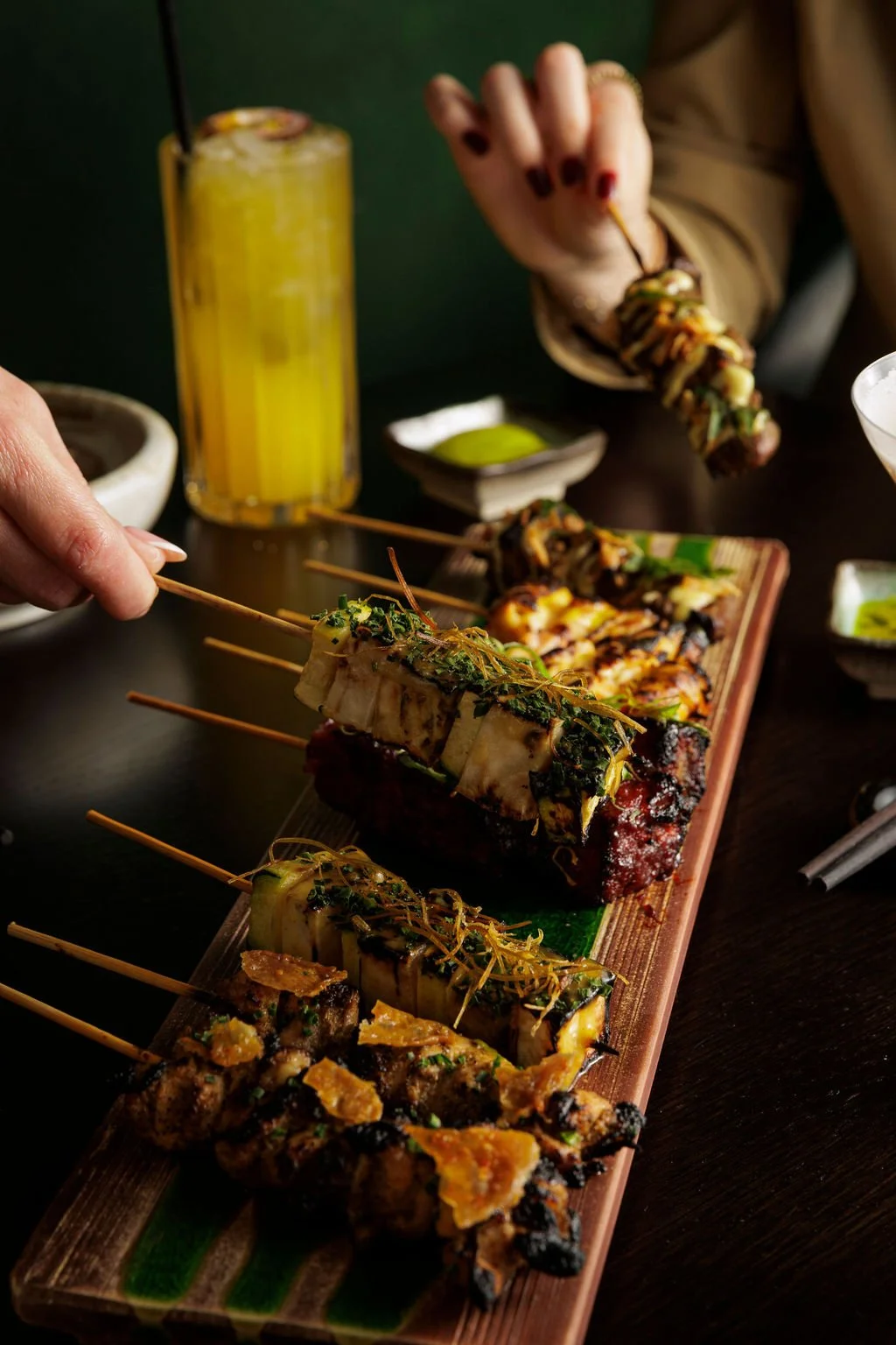 Skewer platter at Ayllu Restaurant, Paddington