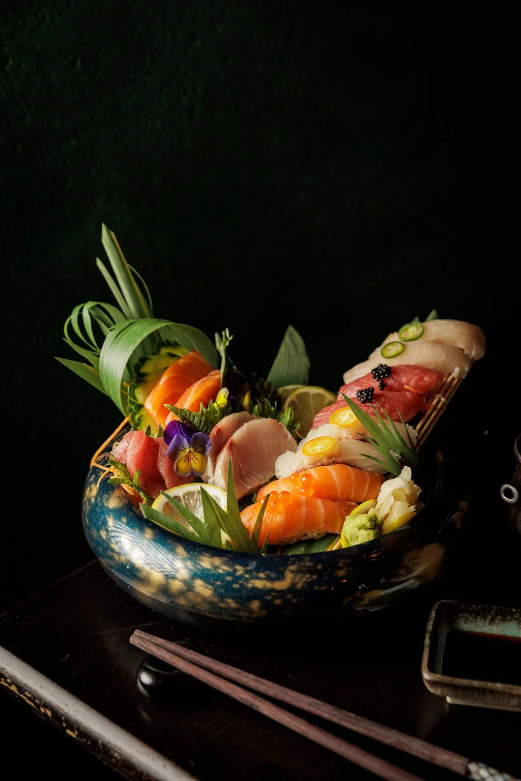 Omakase platter at Ayllu Japanese Peruvian restaurant, London
