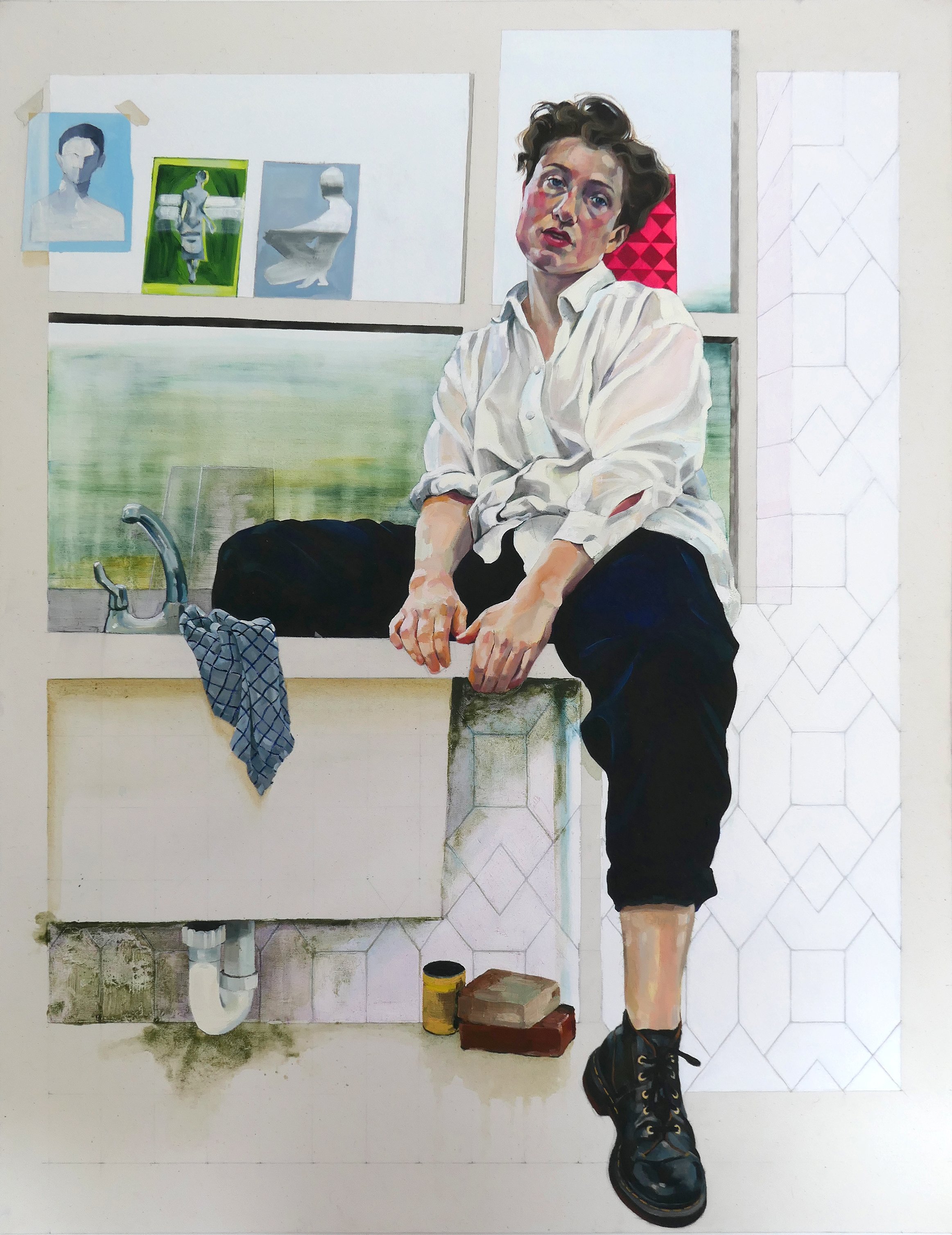 'Dandy', 2020, Oil on canvas, 130 x 109cm