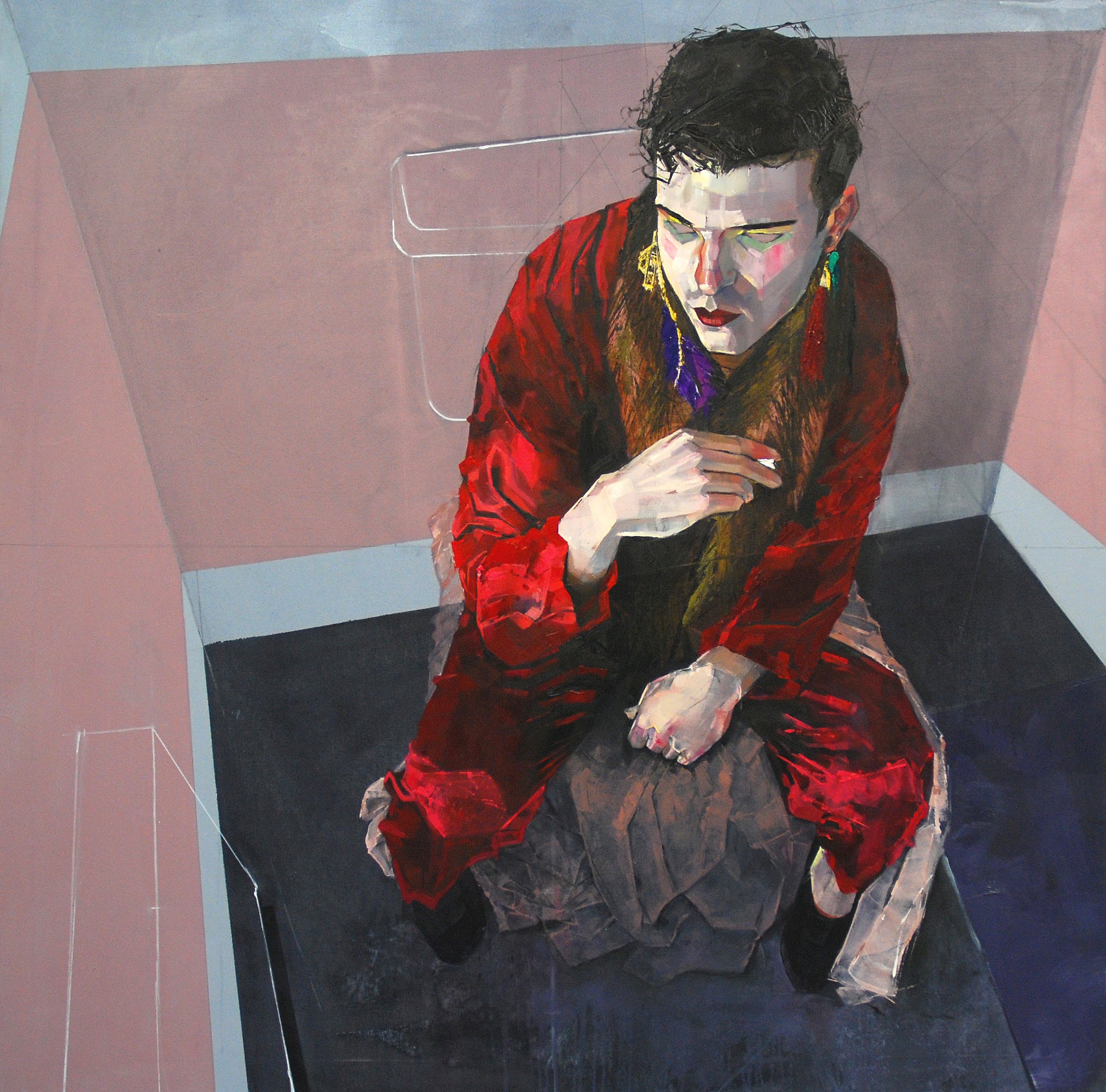 'Anima', 2015, Oil on canvas, 122 x 122 cm