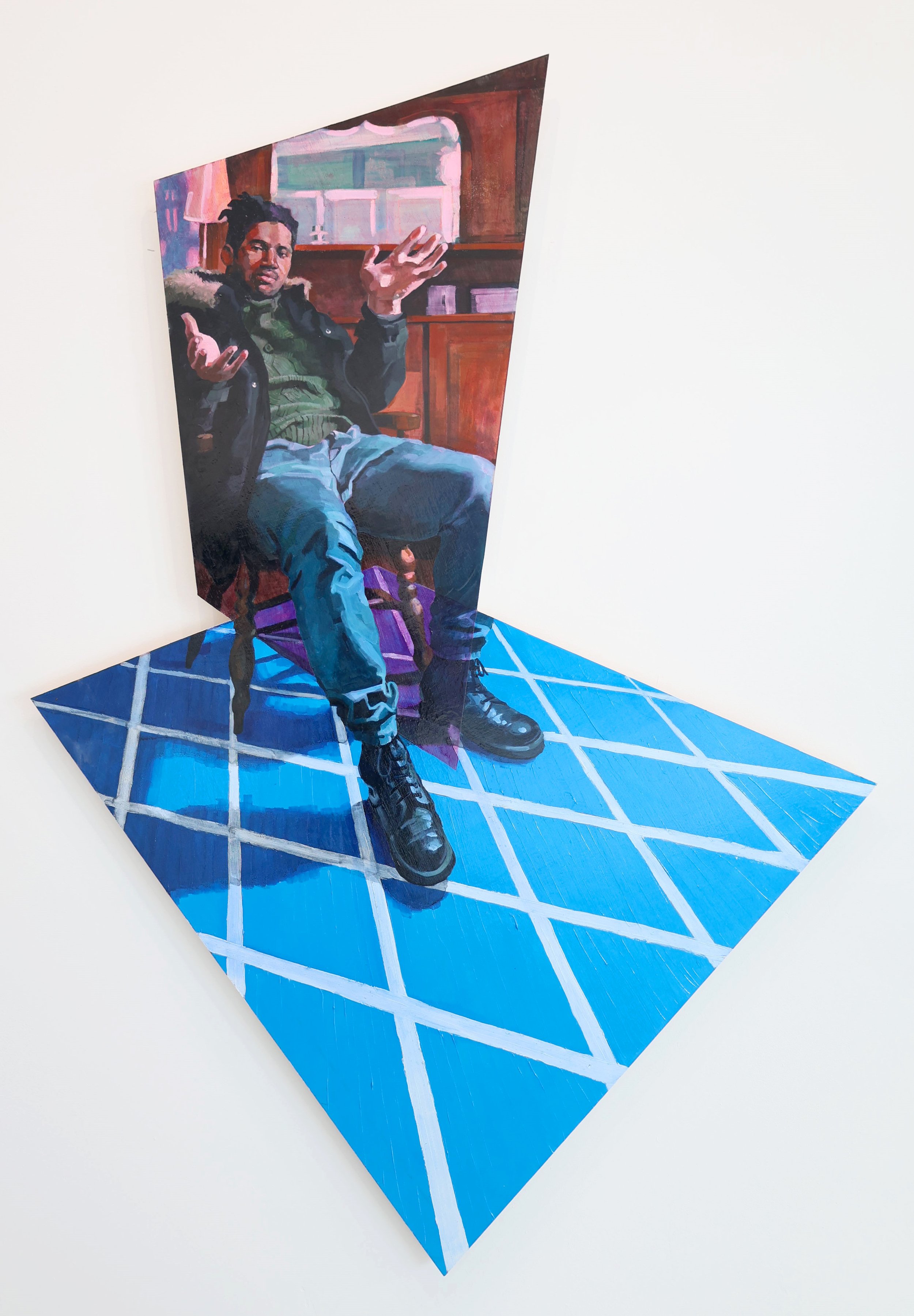Untitled, 2022, Oil on panel, Approx 140 x 100cm