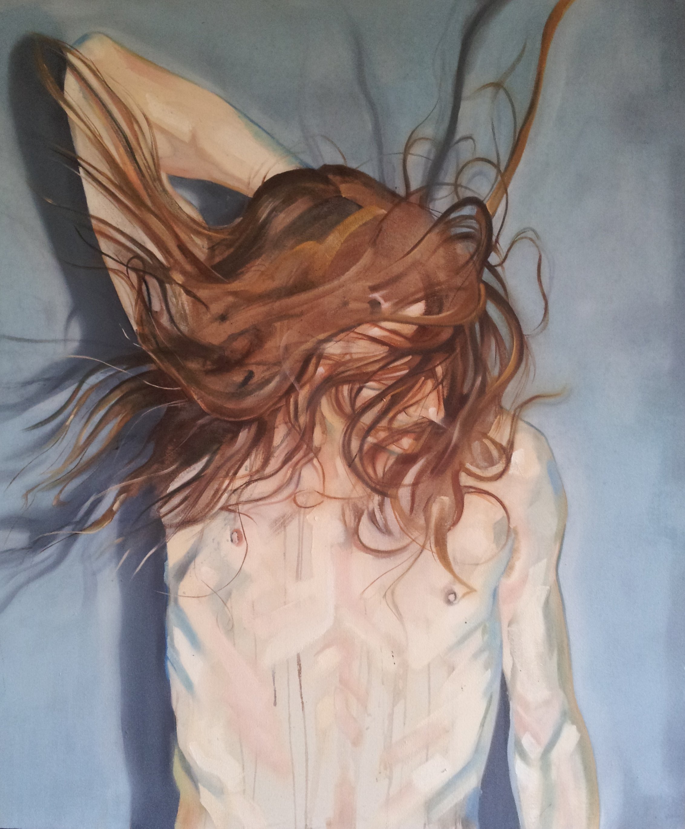 'The Lover', 2013, Oil on canvas, 76 x 91.5 cm
- From the Collection 'Archetypes of Modern Masculinity' - 4 of 4