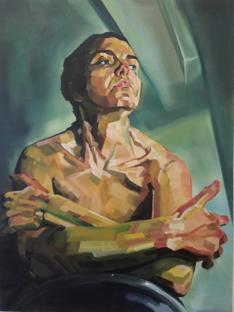 'The King', 2013, Oil on canvas, 122 x 91.5cm
- From the Collection 'Archetypes of modern Masculinity' - 2 of 4