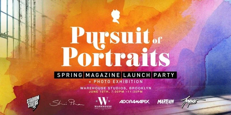Pursuit of Portraits Spring Magazine Launch Party at Warehouse Studios