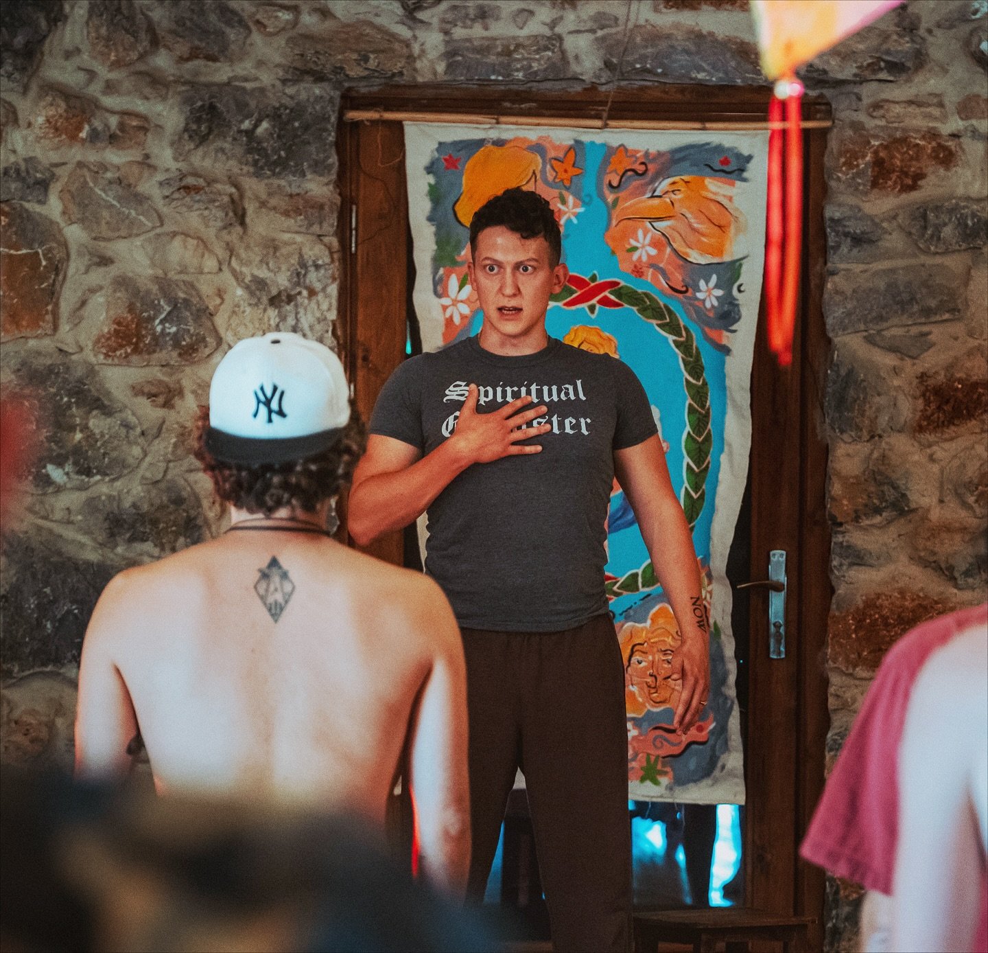 Another men&lsquo;s workshop.
A men&lsquo;s circle tapping into the deep healthy embodied masculine energy.
I&lsquo;m never getting bored of this ✨

Once the workshop starts, the masculine energy guides itself and the workshop unfolds as it needs to 