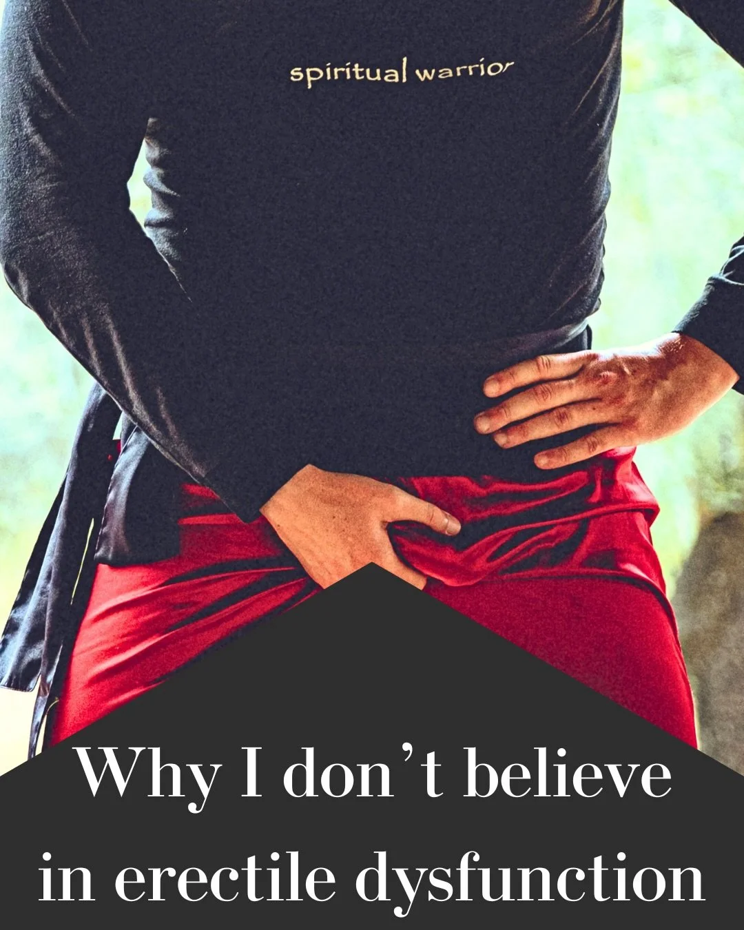 This is a controversial opinion on a difficult topic but I think it&lsquo;s important to talk about it and share vulnerable about my experienced and learnings ✨

#erectiledysfunction #erectiledysfunctiontreatment #somaticexperiencing #masculinitymast