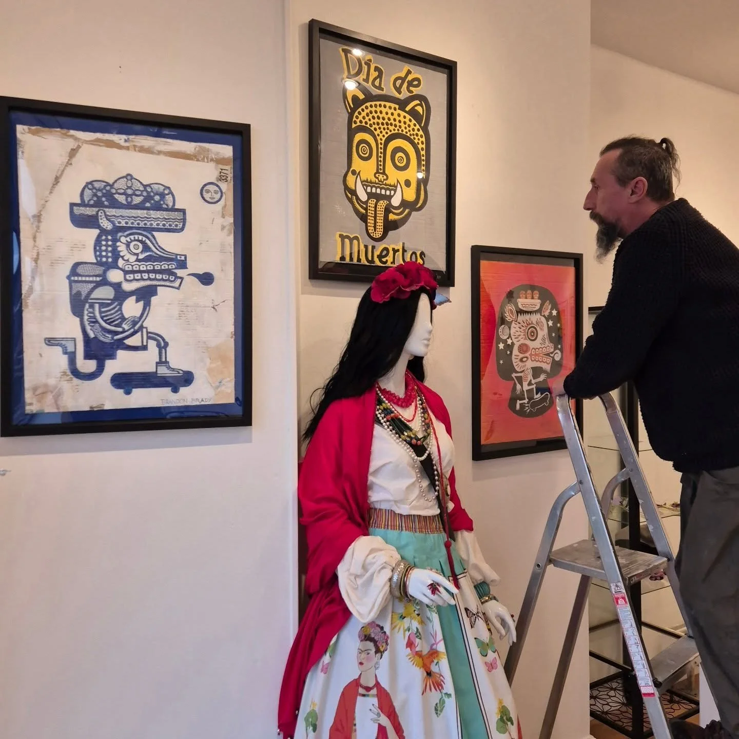 Our Christmas Exhibition opens tomorrow, 8th November! 1-4pm. Here's a sneak peek... it's coming together beautifully 🌟 Full of exciting new and unique artwork. 🌟 Our Gallery will be open every weekend 1-4 until December 14th. Our Open Studios is o