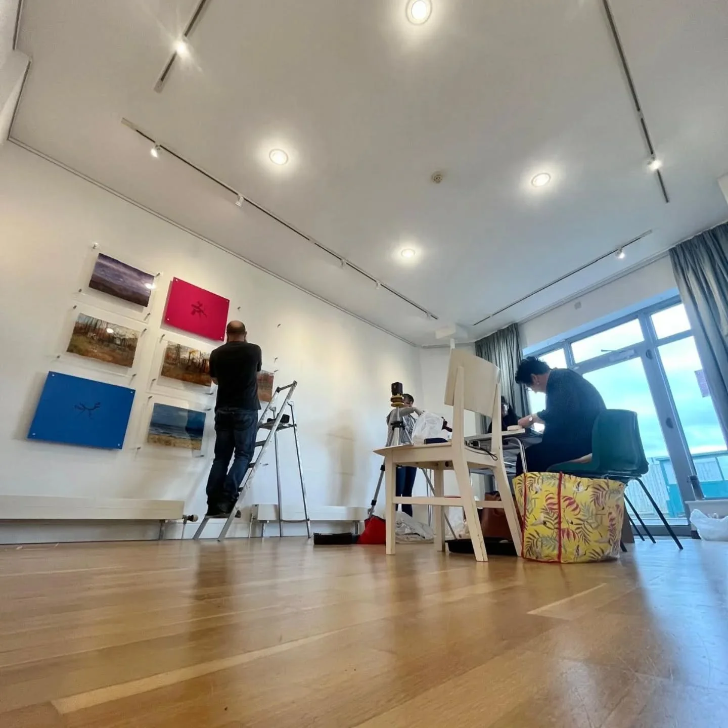 It's all coming together beautifully in our Gallery... Kathryn and Mags are busy curating their exciting new exhibition celebrating 25 years of unique collaborative artwork. There's a Preview on Friday 27th February 6.30pm, everyone welcome, then we'