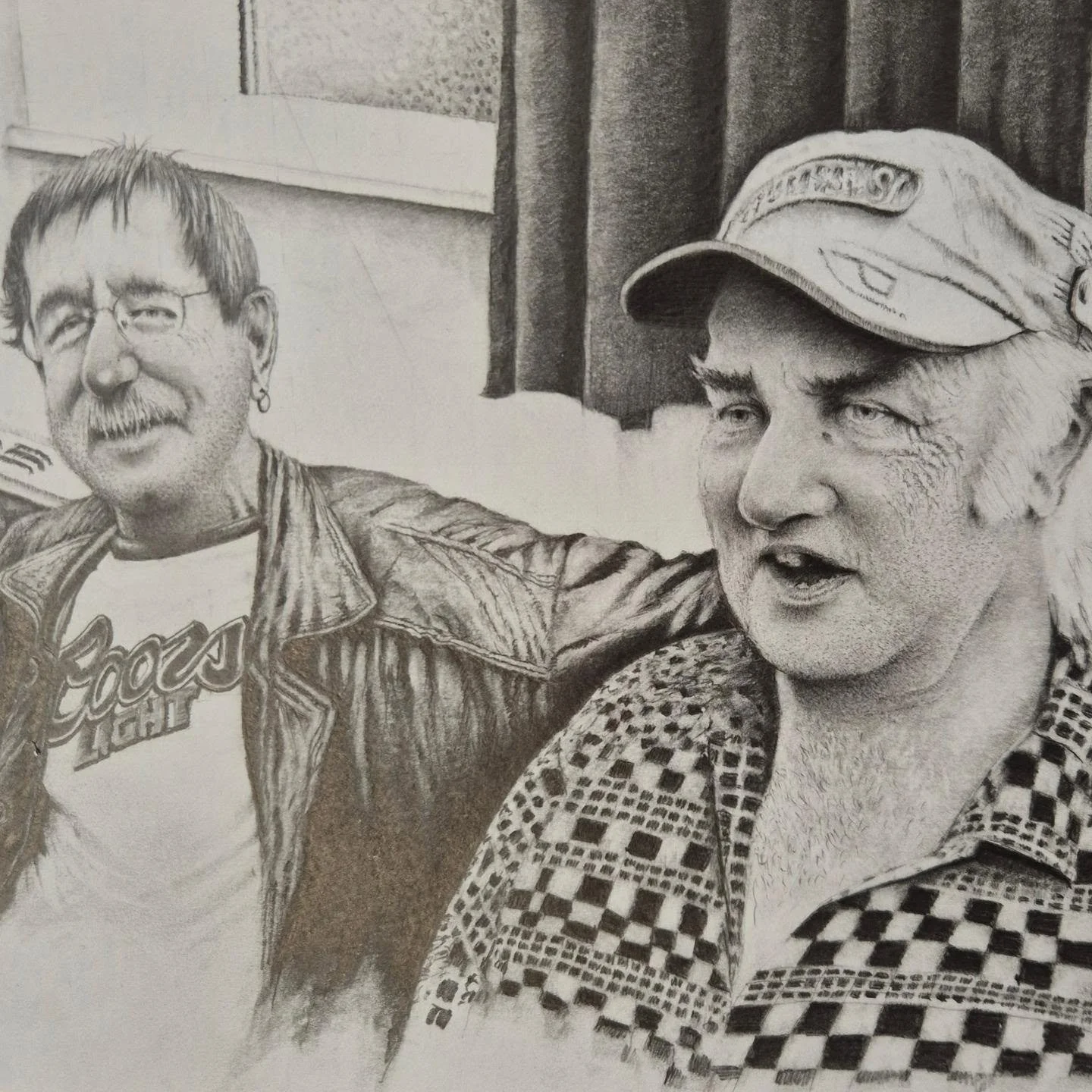 Here's a couple of Saltburn 'Pubscapes' from our new exhibition 'A Man Called Chappie.' Do you recognise anyone?
'A Man Called Chappie' celebrates the life and work of Saltburn artist Ron Chapman (1948-2014) 
It opens on Saturday 9th May 1-4pm. Then 
