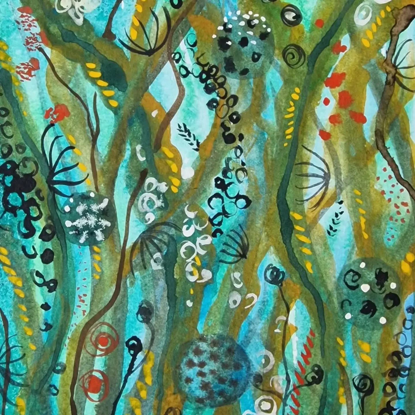 Our Studio Artist Mags Hayden has some watercolour art classes coming up... ⭐
 Sunday May 24th 2.30pm - 5pm &pound;20
There's a watery under the sea theme. Mags will show you step by step how to paint these pictures and you can choose different patte