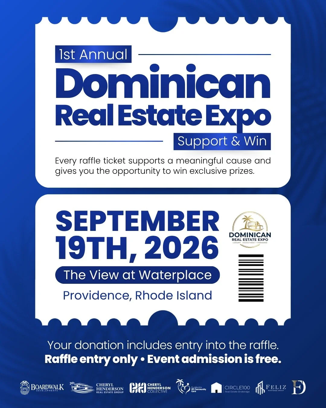 Dominican Real Estate Expo - Raffle Ticket