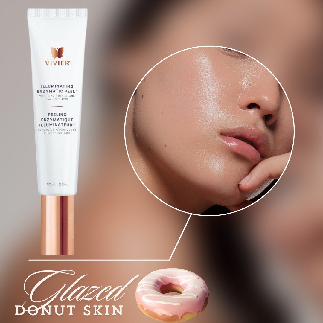 Wanting to have skin that looks like a smooth glazed donut? 🍩 Look no further than Vivier's Illuminating Enzymatic Peel!
 A gentle, glow-boosting enzymatic peel for at-home use that exfoliates dead skin cells, enhances skin cell turnover and hydrate