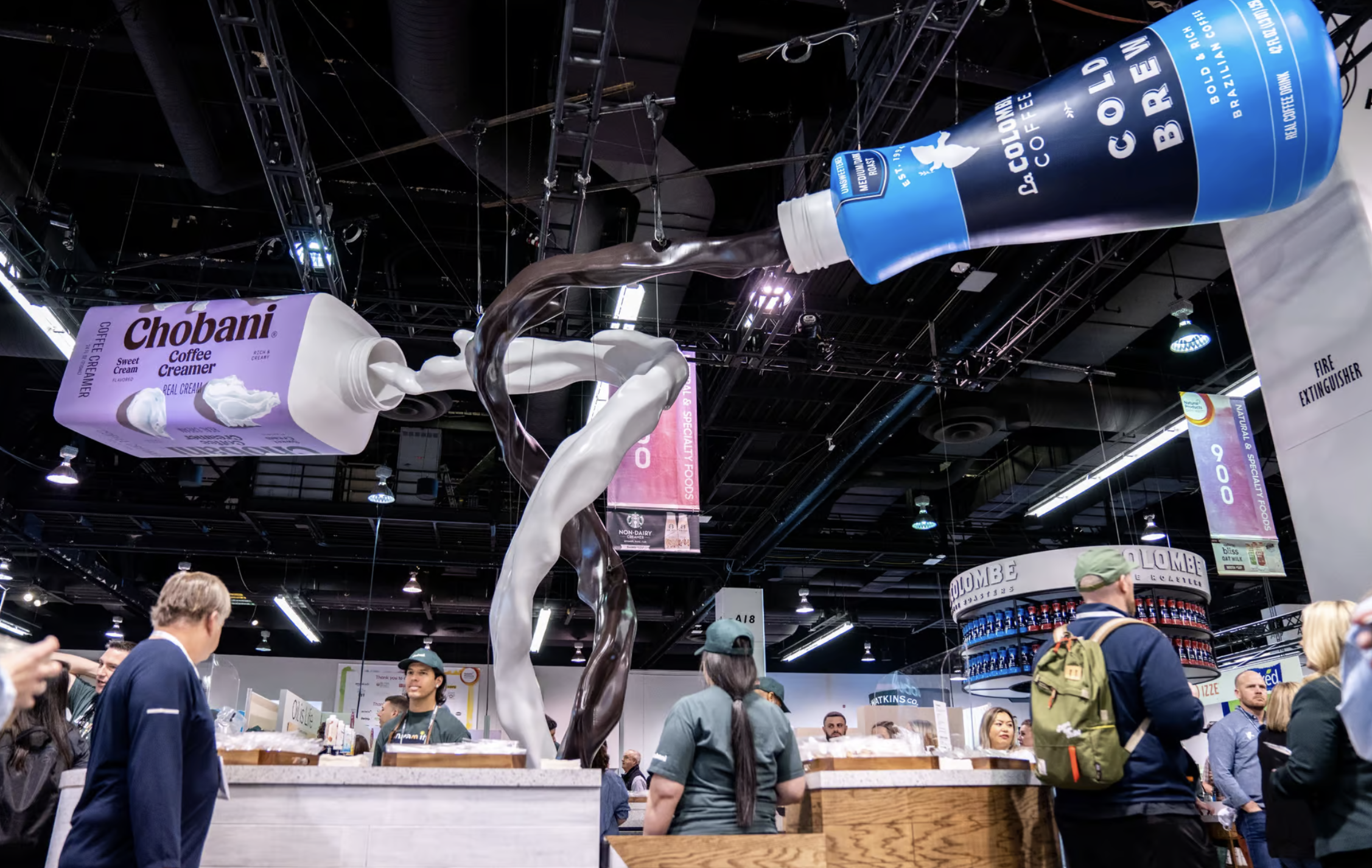 Chobani La Colombe Expowest Sampling.png