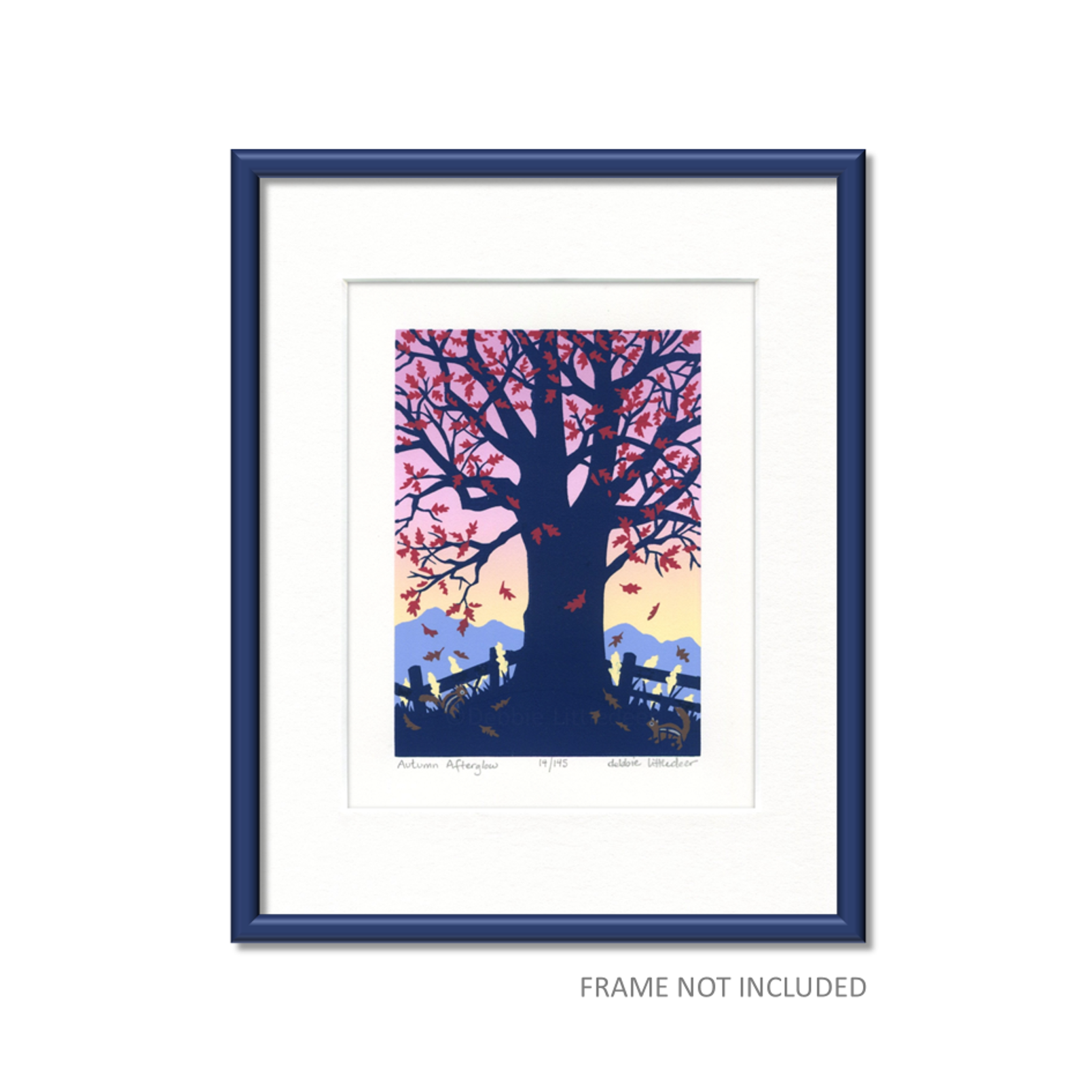"Autumn Afterglow" Original Serigraph Print