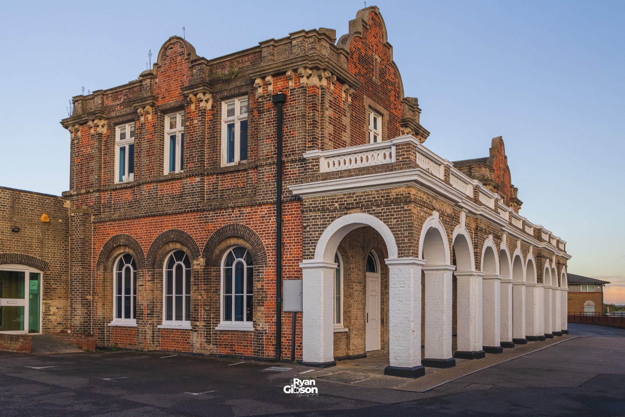 The old train station