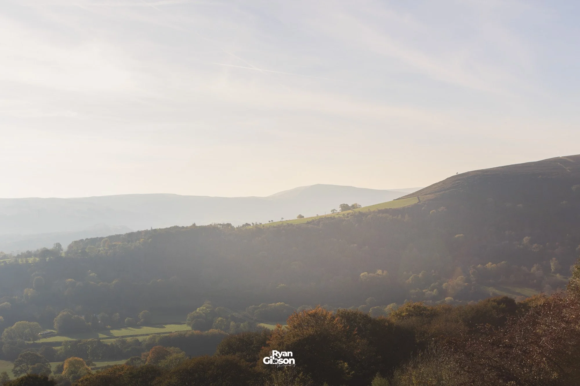 Sunset Bamford Edge Peak District