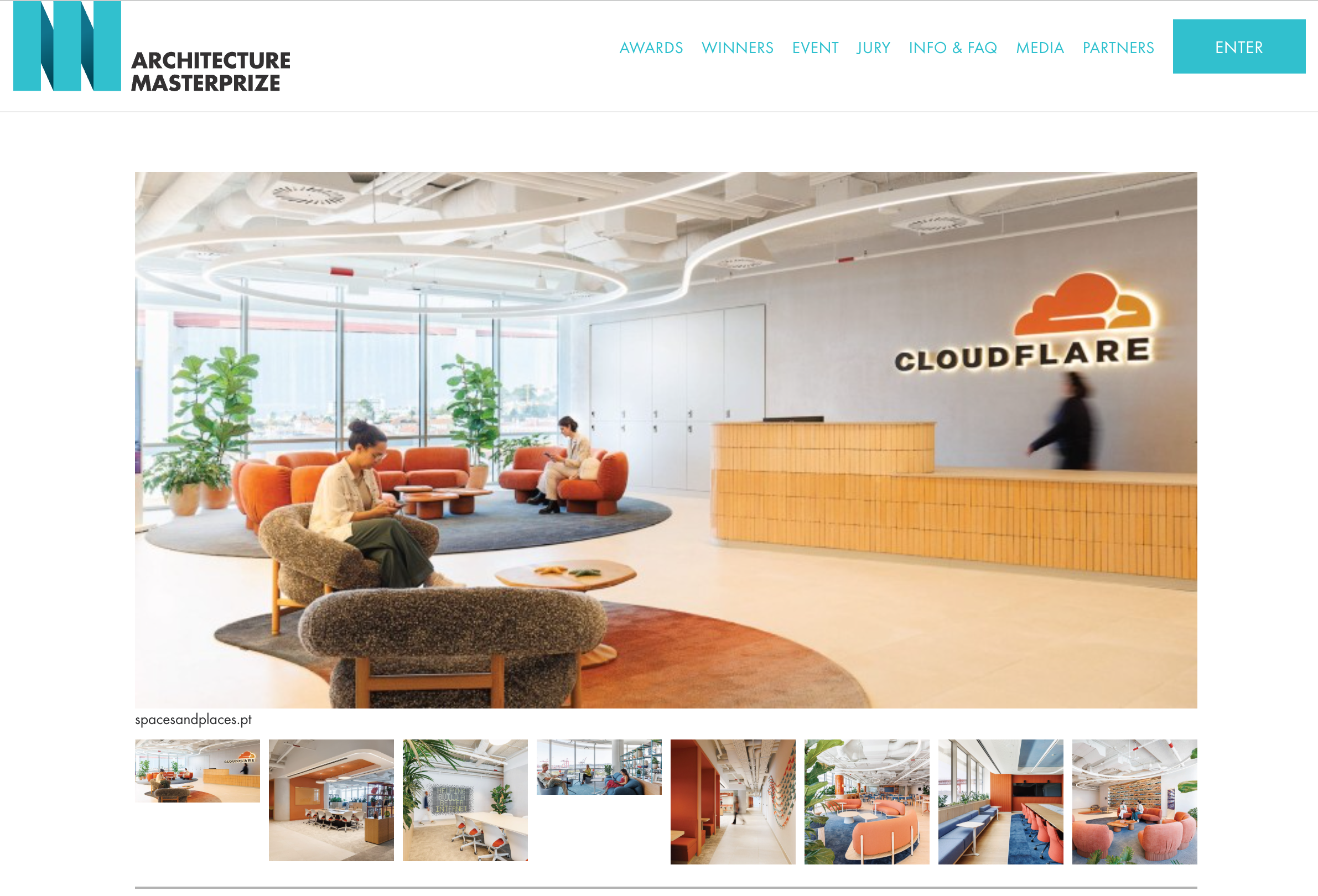 Openbook distinguida no Architecture MasterPrize pelo projeto Cloudflare
